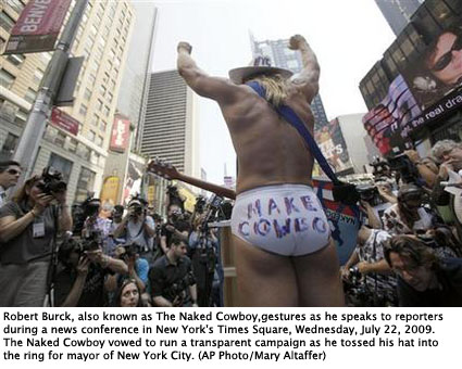 Naked Cowboy Candidate