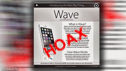 apple wave hoax