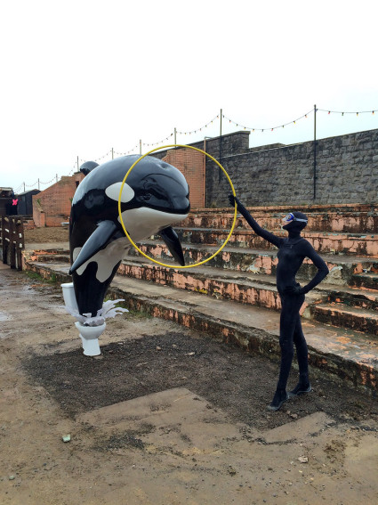 Banksy's Dismaland theme park Seaworld-like attraction. Christopher Jobson for Colossal