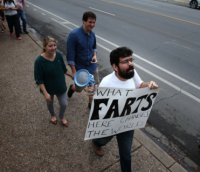 mass farting counter-protest