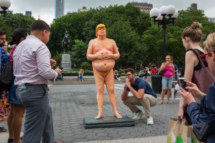 INDECLINE Trump Statue by Ginger