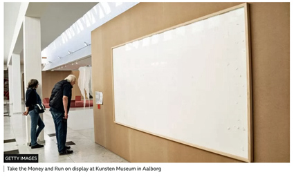 Danish artist ordered to repay museum after delivering blank